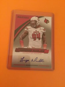 2016 Panini Collegiate Louisville Lorenzo Mauldin Auto Autograph Silver /99 - Picture 1 of 2
