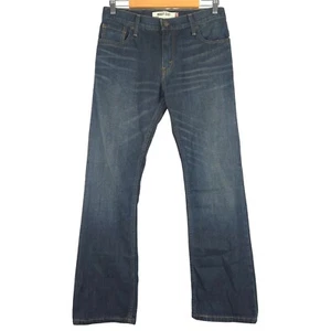 Pantalones de mezclilla Levi's 527 corte bota Y2K lavado oscuro calce clásico para hombre talla 30x30 - Imagen 1 de 8
