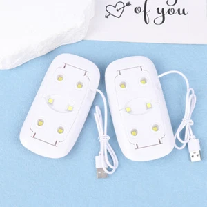 6W Mini Nail Lamp UV LED Gel Polish Cured Nail Dryer Machine Portable Dry Tool - Bild 1 von 14