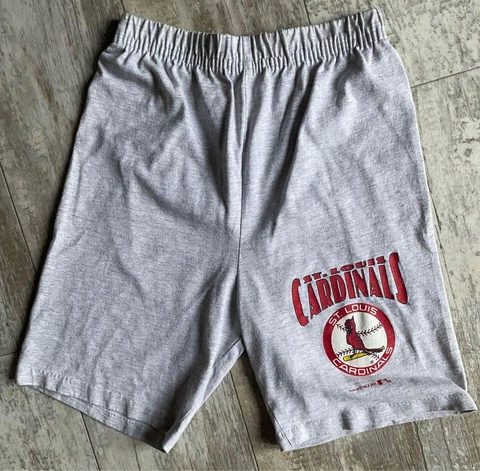 Vintage 1991 Medium Nutmeg Mills St. Louis Cardinals Cotton Shorts Cover