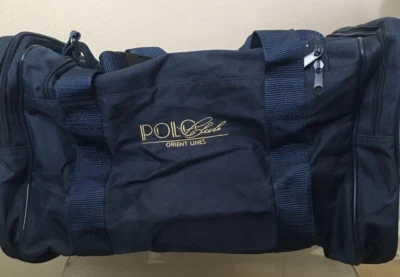 RARE 1990s ORIENT LINES MARCO POLO CRUISE LINE SHIP DUFFLE TOTE WEEKENDER BAG - Image 1 of 4