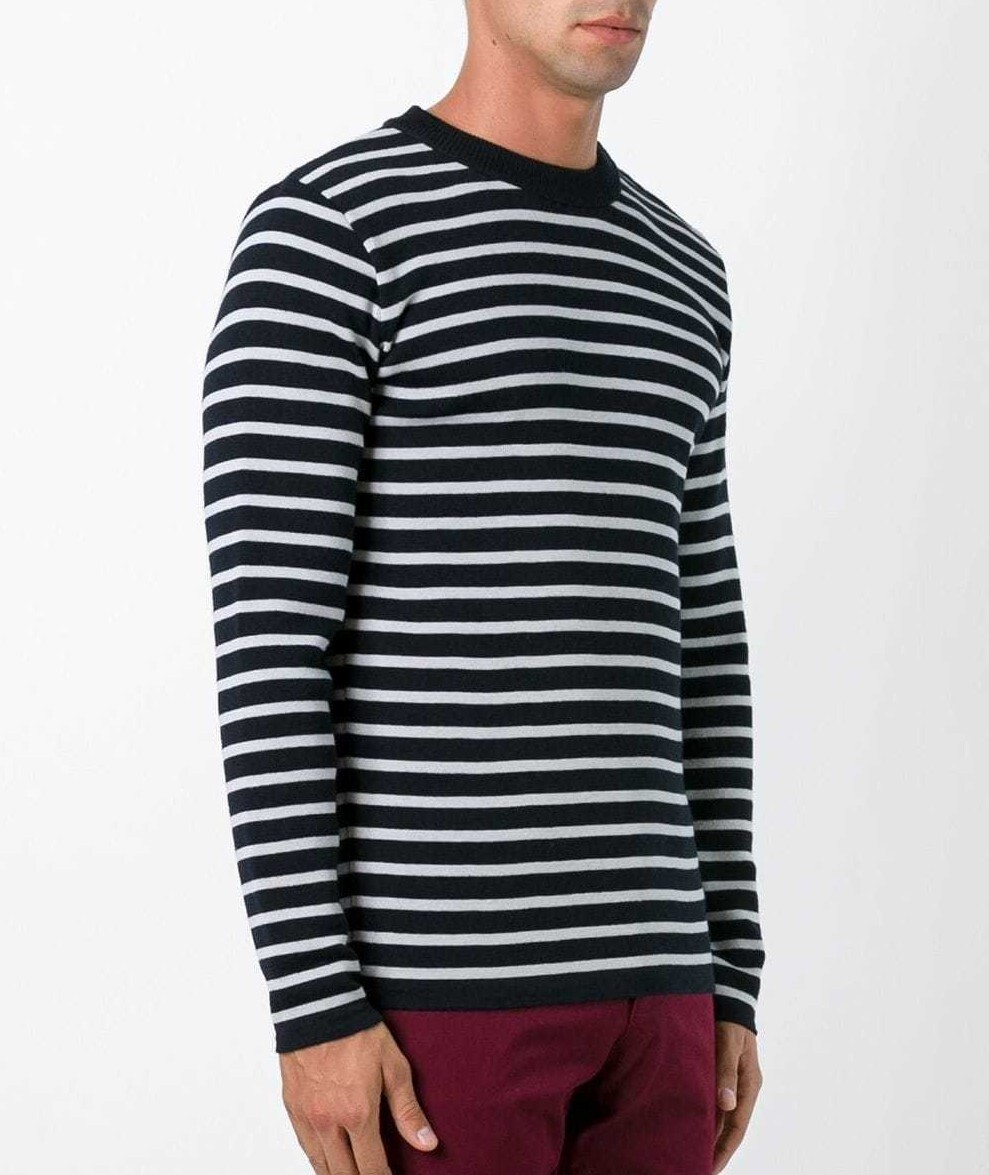 SNS HERNING striped Naval Breton crew 