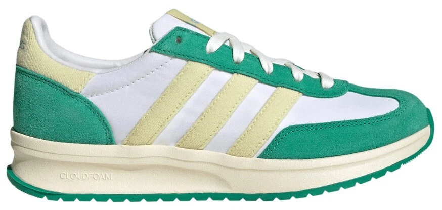 Size 8 - Adidas Run 70s 2.0 White Yellow Semi Court Green W