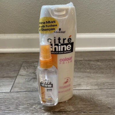 SCHWARZKOPF CITRE SHINE COLOUR PRISM SHAMPOO 13.5oz &LAMINATOR MIST 2oz COMBO - Image 1 of 4