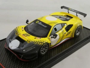 Bbr Ferrari 488 Modified Yellow Matt Silver 2020 1/43 Bbrc255 - Picture 1 of 3