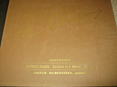 RCA Victor Beethoven Arthur Rubenstein Appasionata Sonata F MINOR BOXED SET - Image 1 of 4