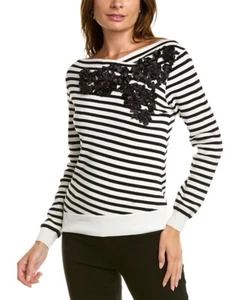 Neu mit Etikett Gracia Pullover mit asymmetrischem Ausschnitt. Größe: Large. - Bild 1 von 3