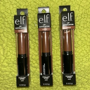 3 ELF Lip Exfoliator Full Size Coffee Scrub Lips Treatment 3.5 g/.12 oz - Picture 1 of 4
