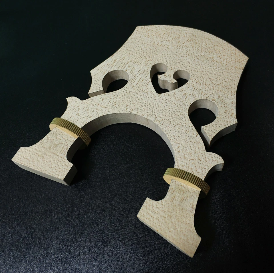 Tornillo de perno de metal puente de arce separado para contrabajo vertical ajustable en altura de 1/8 Foto 1 de 1