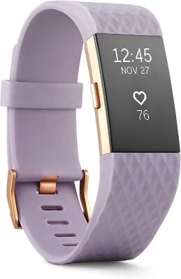 Fitbit Charge 2 HR Monitor de Ritmo Cardíaco Fitness Pulsera Rastreador Dos Bandas L+S Foto 1 de 4