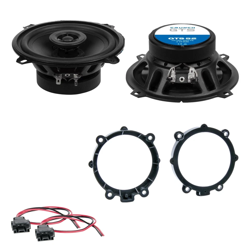 Crunch GTS52 Lautsprecher 13 cm 3 Ohm Einbauset für Mercedes Sprinter W906 vorne - Bild 1 von 1