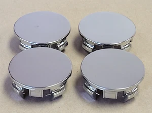 WHEEL CENTER CAP 11590 CHROME FINISH, NO LOGO | LOT OF 4 - Picture 1 of 11