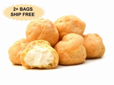 MINI CREMA PUFFS - 6 CT LIOFILIZADO - ¡COMPRA 2 BOLSAS OBTÉN ENVÍO GRATIS! Foto 1 de 4