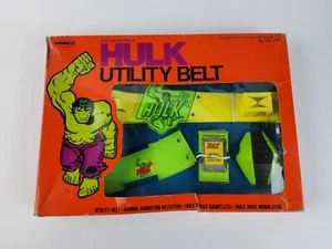 Vintage 1978 Incredible Hulk offizieller Utility Gürtel komplett mit Box Remco Marvel - Bild 1 von 24