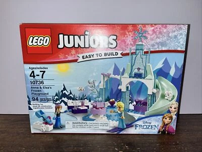 Lego Juniors 10736 Disney Anna & Elsa's Frozen Playground New & Sealed! - Image 1 of 4