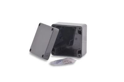 BOXEXPERT ABS Industriegehäuse Elbe 82x80x55mm IP66 Lichtgrau Leergehäuse IK07