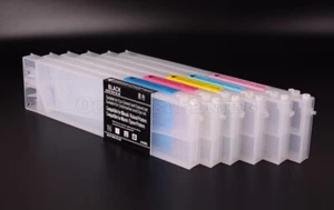6x440ML SB53 Refillable Ink Cartridge For Mimaki JV5 JV34 JV150 JV300 CJV300 150 - Picture 1 of 3