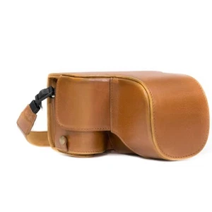 MegaGear Sony Alpha A6500 (up to 16-70mm) Leather Camera Case and Strap - Picture 1 of 30