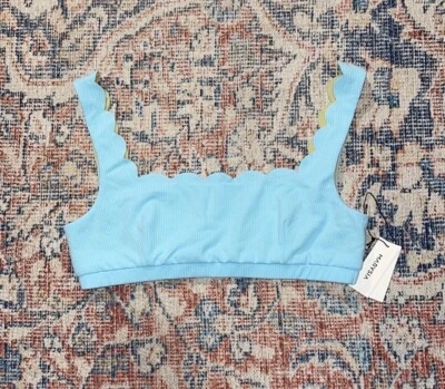Marysia Palm Springs Reversible Bikini Top In Horizon/Fern SZ XXL NWT - Изображение 1 из 4