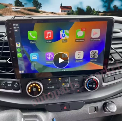 For 2020-2024 Ford Transit 150 250 350 Radio RDS GPS Nav WiFi Carplay Android 14 - Imagem 1 de 4