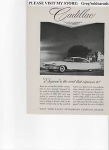 Original 1960 Cadillac 4 door hardtop  Vintage Print Ad: "Elegance is the word - Picture 1 of 1