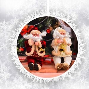 Drop Ornaments Window Decoration Pendant Santa Claus Doll Santa Claus Figurine