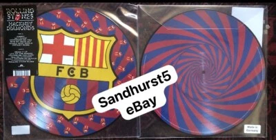 Rolling Stones Hackney Diamonds  vinyl Barcelona Football Club Spain Pic Disc! - Image 1 of 4