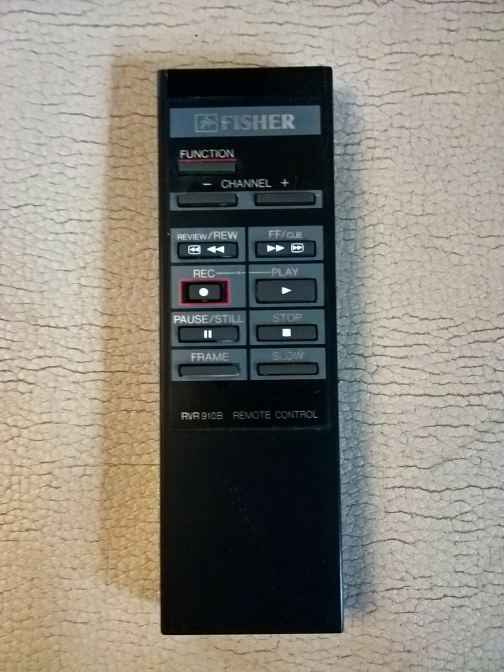 Fisher RVR 910B ORIGINAL Fernbedienung Remote Control TOP ! shipp - Image 1 of 2