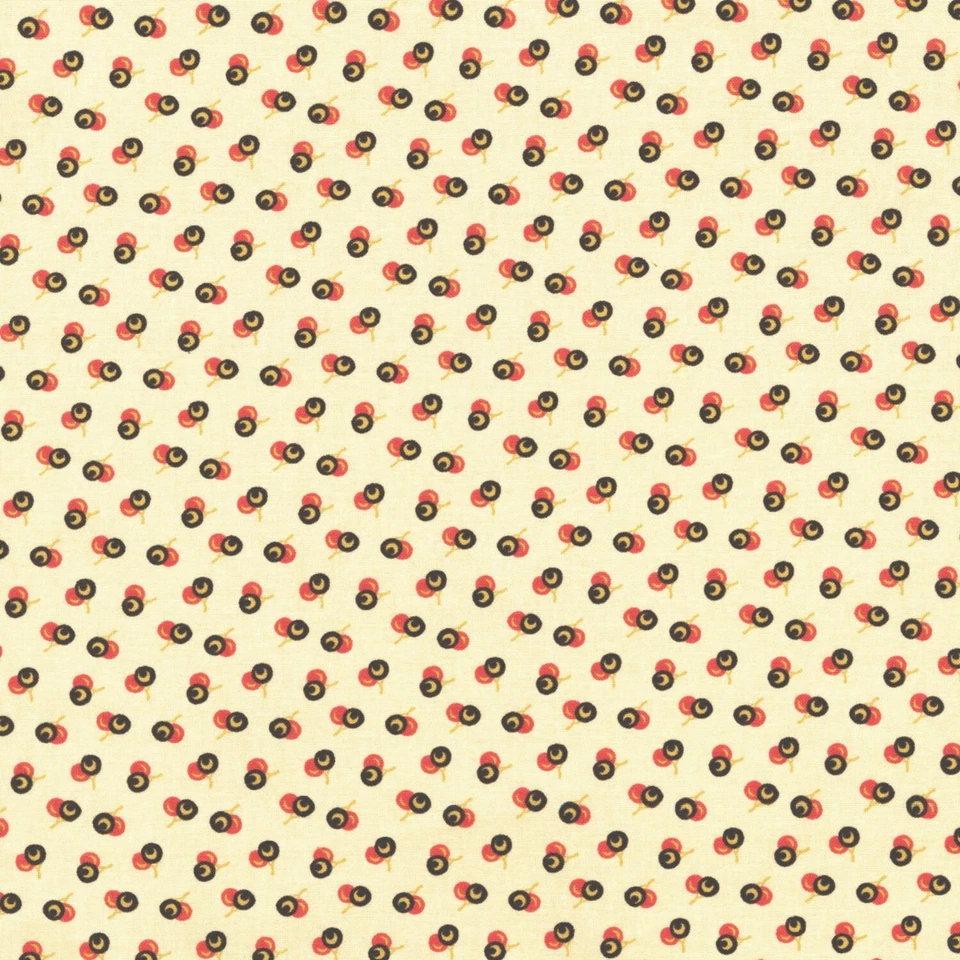 Tela de algodón reproducción de lunares de chocolate y chicle RJR por yarda  Foto 1 de 1
