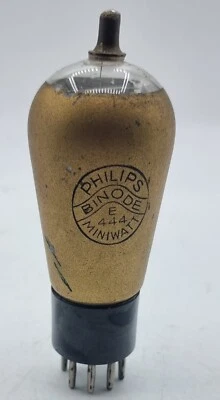 Valvola Tubo Elettronico Philips Miniwatt E 444 Vintage Perfettamente Funzionant - Imagen 1 de 3