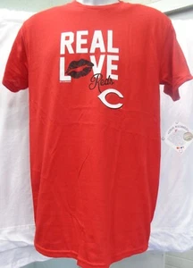 Camiseta roja de béisbol Cincinnati Reds amor real manga corta - Imagen 1 de 1