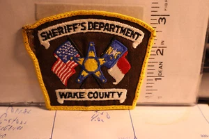 police patch WAKE COUNTY SHERIFF'S DEPARTMENT NORTH CAROLINA - Bild 1 von 1