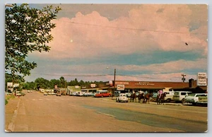 Downtown Pinetop Arizona Country Store Groceries Chrome c1960 Postcard - Picture 1 of 2