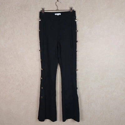 John Paul Richard New Womens Black SIDE BUTTON PANT Size XS  __ NWT B11F4 - Image 1 of 4