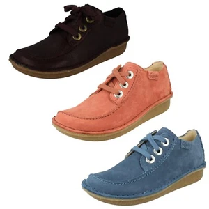 Ladies Clarks Lace Up Comfortable Shoes Funny Dream - Picture 1 of 28