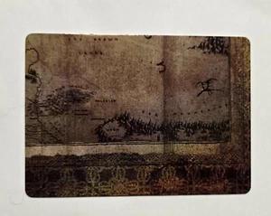 2023 card fun lord of the rings Bottom Right UNPEELED Map Piece - Picture 1 of 2