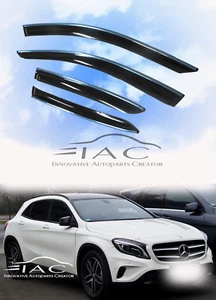 Chrome Trim Window Visor Guard Vent Deflector For Mercedes Benz GLA X156 14-19 - Picture 1 of 9