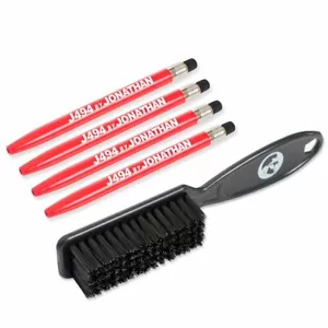 J494 PENCIL - 4 PENCILS AND A FREE BRUSH - BEARD EYEBROW HAIRLINE FILLING ETC - Bild 1 von 1