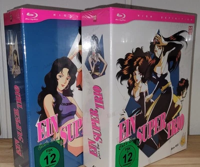 Ein Supertrio – Cat's Eye - Box 1 + 2 - Episoden 1-73 - Blu-Ray Anime - NEU - Bild 1 von 4