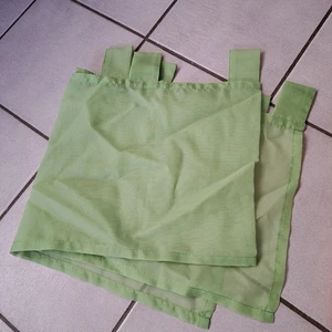 1 Kurze Gardine Scheibengardine Grün - Bild 1 von 1