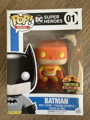 Funko Pop DC Batman #01 -  2016 FUNKOWEEN  Candy Corn Exclusive Retired - Image 1 of 4