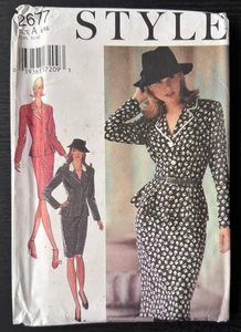 Style Sewing Pattern 2677 – Women’s Suit with Skirt & Jacket - Picture 1 of 2