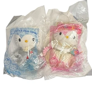 Mcdonalds Sanrio Hello Kitty Dear Daniel 2000 Romantic Wedding Plush Pair Sealed - Picture 1 of 8