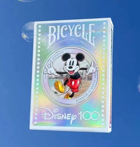 Carte da Gioco Bicycle Disney Edizione Limitata 100 Anniversario - Olografiche - Foto 1 di 6
