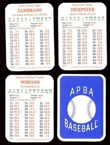2010 APBA Season - CHICAGO CUBS 30 Card Team Set - Picture 1 of 3