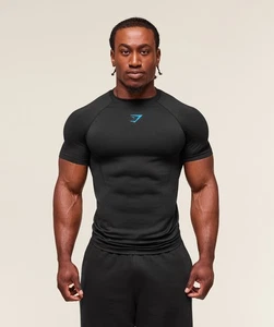 Gymshark Onyx 5.0 Seamless T-shirt Black/Black Sizes L-XXXL **In Hand**Receipt** - Picture 1 of 4