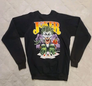 Nueva Sudadera De Colección 1989 The Joker Cuello Redondo Para Hombres XL DC Comics Batman Pantalla Estrellas - Imagen 1 de 20