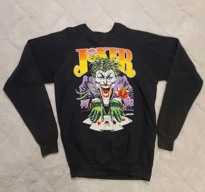 New Vtg 1989 The Joker Sweatshirt Crewneck Mens XL DC Comics Batman Screen Stars - image 1 of 4