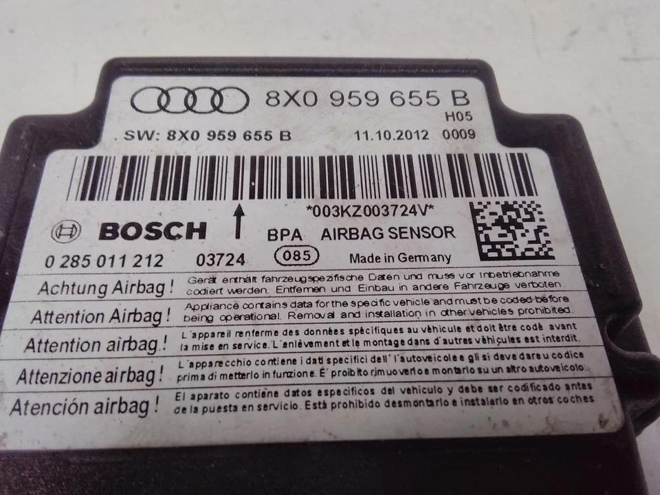 CENTRALINA tensionatori a cinghia Audi A1 Sportback (8XA/8XF) 2012 8X0959655B - Immagine 1 di 1