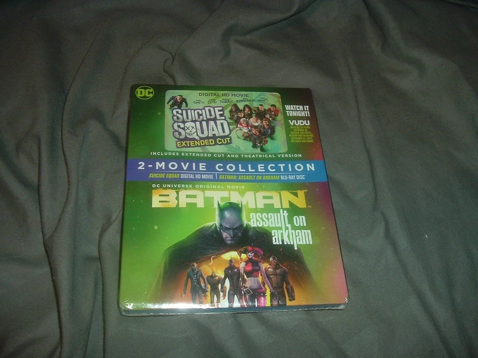 Suicide Squad + Batman Assault on Arkham 2 Movie Collection Blu-ray BRAND NEW - Image 1 of 1